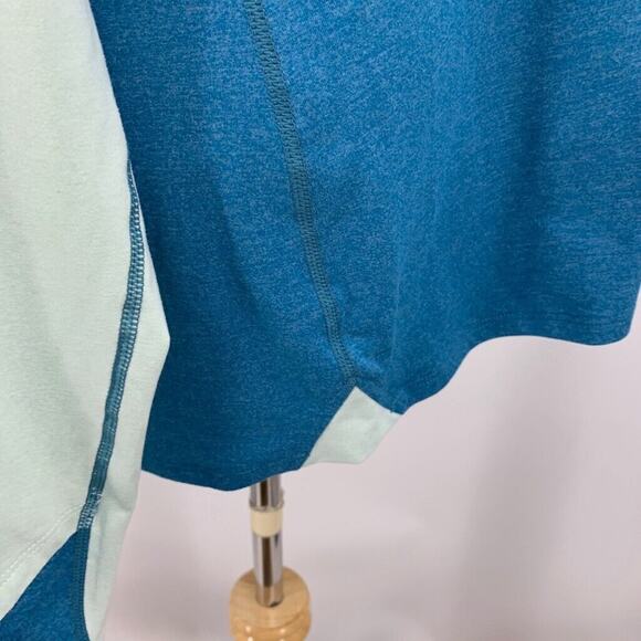 Korsa Shirt Womens XL Extra Large Multi Static Run Sports Half Zip Thumbholes - Picture 7 of 16